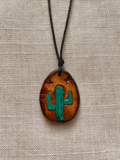 Cactus necklace