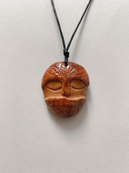 Green Man necklace