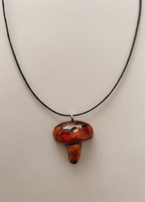 Mushroom necklace