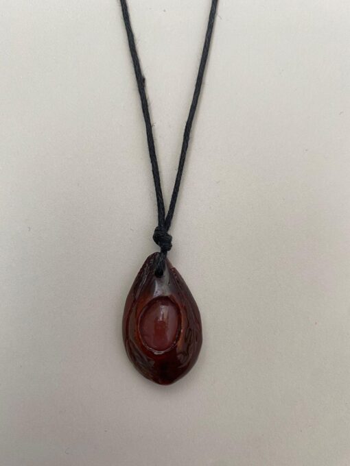 Carnelian stone necklace