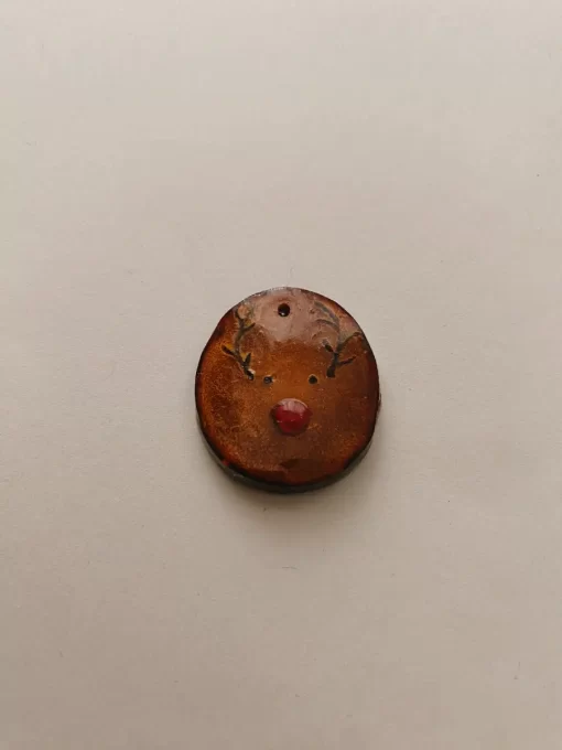 Rudolf the red nose Reindeer necklace