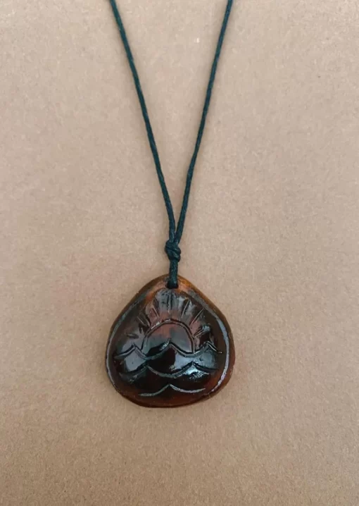 Sunrise waves necklace