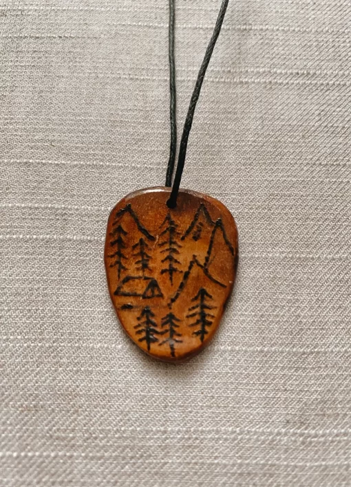 Tent in big forest necklace