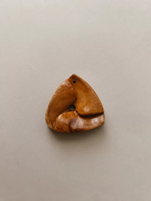 Triangle Shape Carved necklace