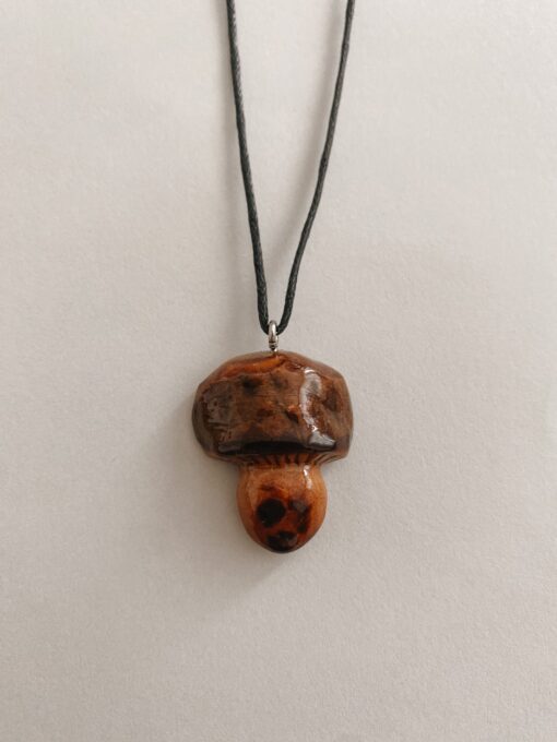 Beautiful little mushroom necklace