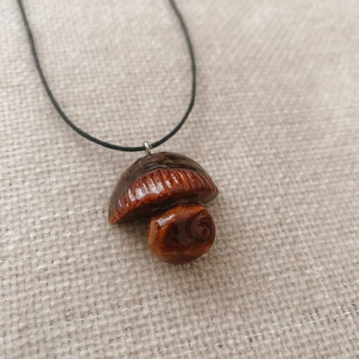Tiny Mushroom necklace - Image 2