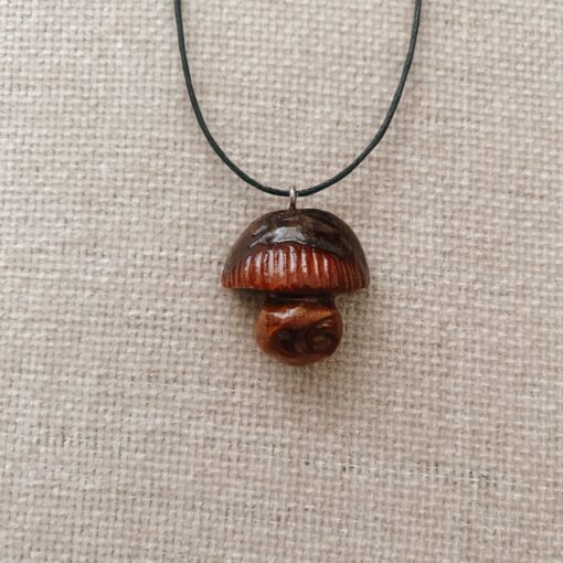 Tiny Mushroom necklace