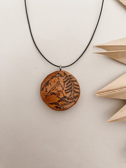 Mountains and tree necklace