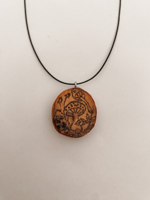 Mushrooms necklace