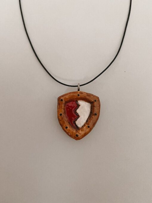Medieval shield necklace